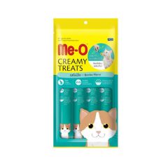 Me-O Creamy Treats Kurutulmuş Ton Balıklı Sıvı Kedi Ödül Maması 4x15 gr Meo
