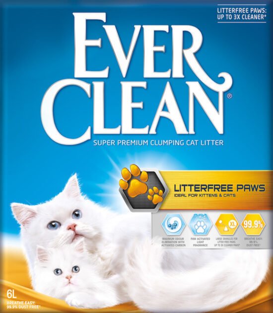 Ever Clean Litterfree Paws Patilere Yapışmayan Topaklanan Kedi Kumu 6 Lt