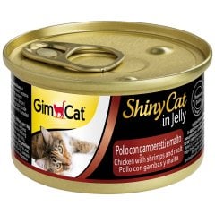 Gimcat Shinycat Tavuklu Karidesli Ve Maltlı Konserve Kedi Maması 70 gr