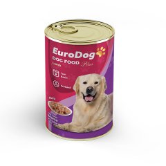 EuroDog Köpek Konservesi Kuzu Etli 415 Gr (10)