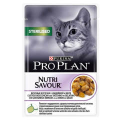 Pro Plan Nutri Savour Hindili Kısırlaştırılmış Kedi Konservesi 85 gr