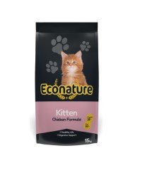 Econature Tavuklu Yavru Kedi Maması AÇIK AMBALAJ 1 KG AÇIK PAKET