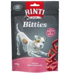 Rinti Bitties Havuç ve Ispanaklı Yetişkin Köpek Ödül Maması 100 Gr