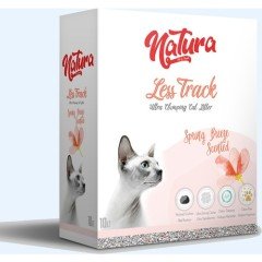 Natura Less Track Aktif Karbonlu Patilere Yapışmayan Kedi Kumu 10 Lt