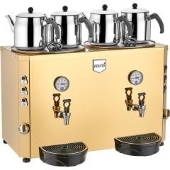 4 Demlikli Jumbo Çay Makinesi 46 lt (Şamandıralı)