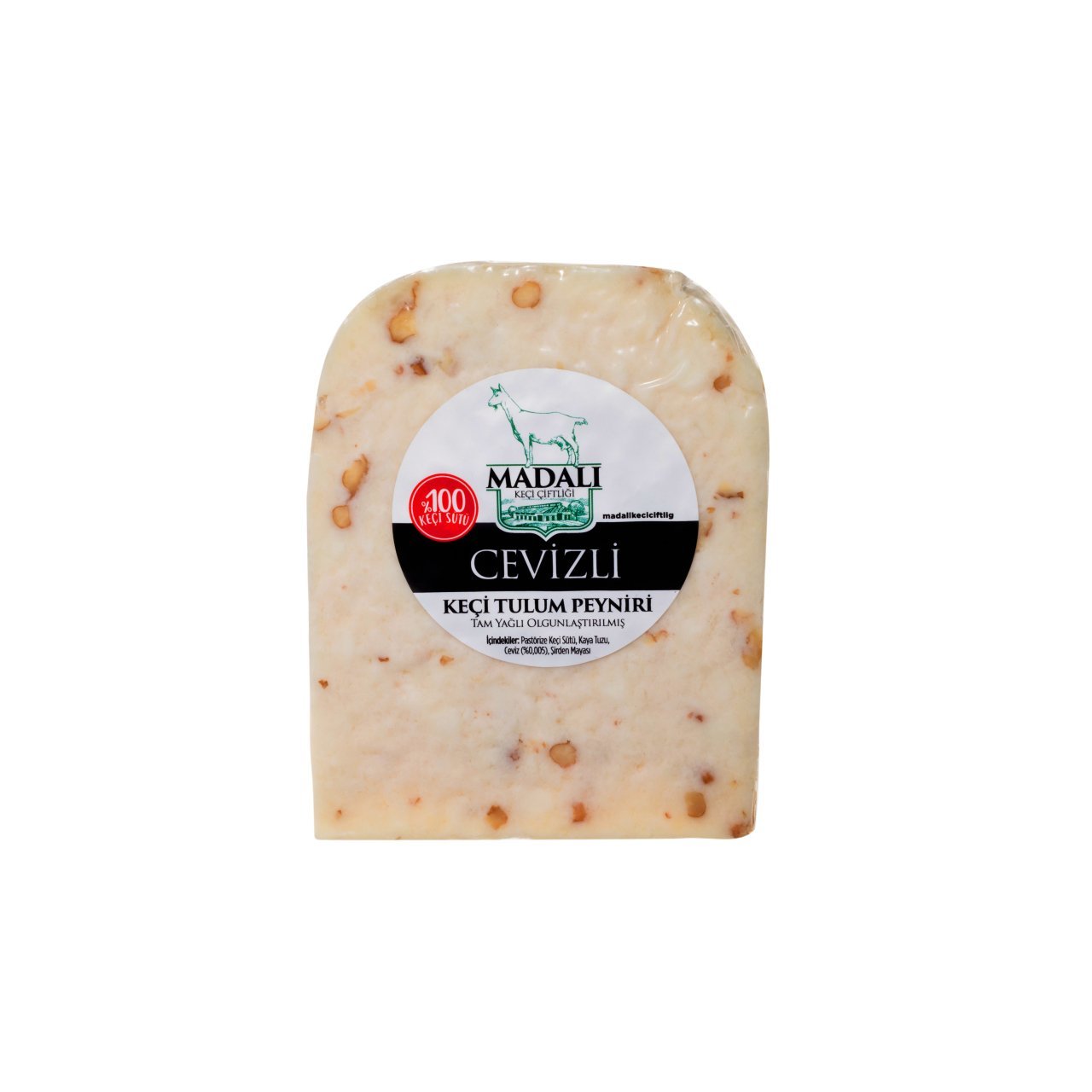 %100 Keçi Cevizli Tulum Peyniri 250gr
