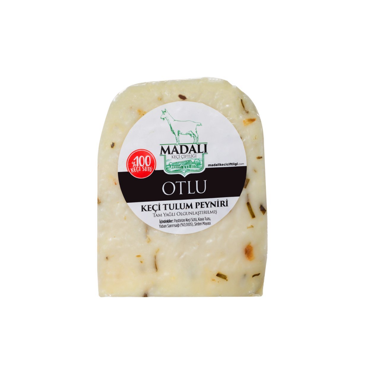 %100 Keçi Sarımsak Otlu Tulum Peyniri 250gr