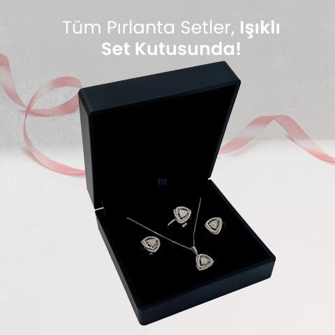 9,15 Karat Pırlantalı Yakut Set