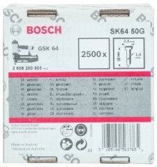 Bosch - GSK 64 Çivisi 50 mm 2500li Galvanizli