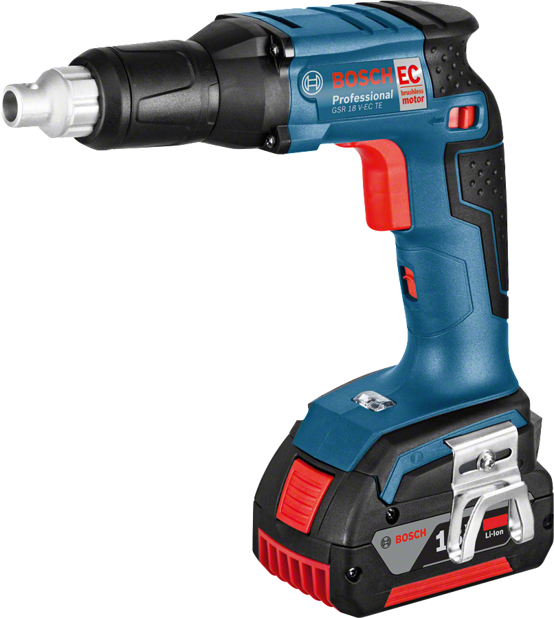 Bosch Professional GSR 18 V-EC TE 5 Ah Çift Akülü Alçıpan Vidalama - Kömürsüz Motor