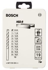 Bosch HSS-R Metal Matkap Ucu Seti 19 Parça