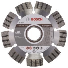 Bosch - Best Serisi Aşındırıcı Malzemeler İçin Elmas Kesme Diski  115 mm