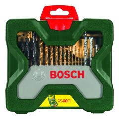Bosch X-Line 40 Parça Titanyum Karışık Aksesuar Seti