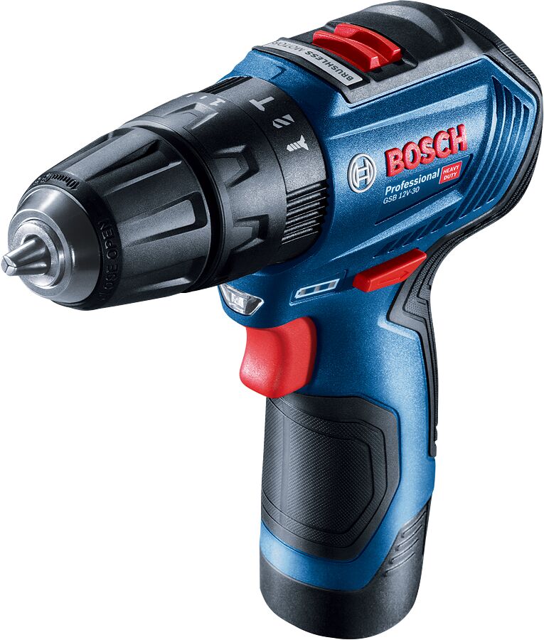 Bosch GSB 12V-30 Darb.Vid. (2x2.0Ah; Plastik)