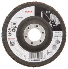 Bosch Best For Inox 115 mm 40 K Flap Disk