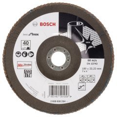 Bosch 180 mm 40 K Best for Inox Flap Disk