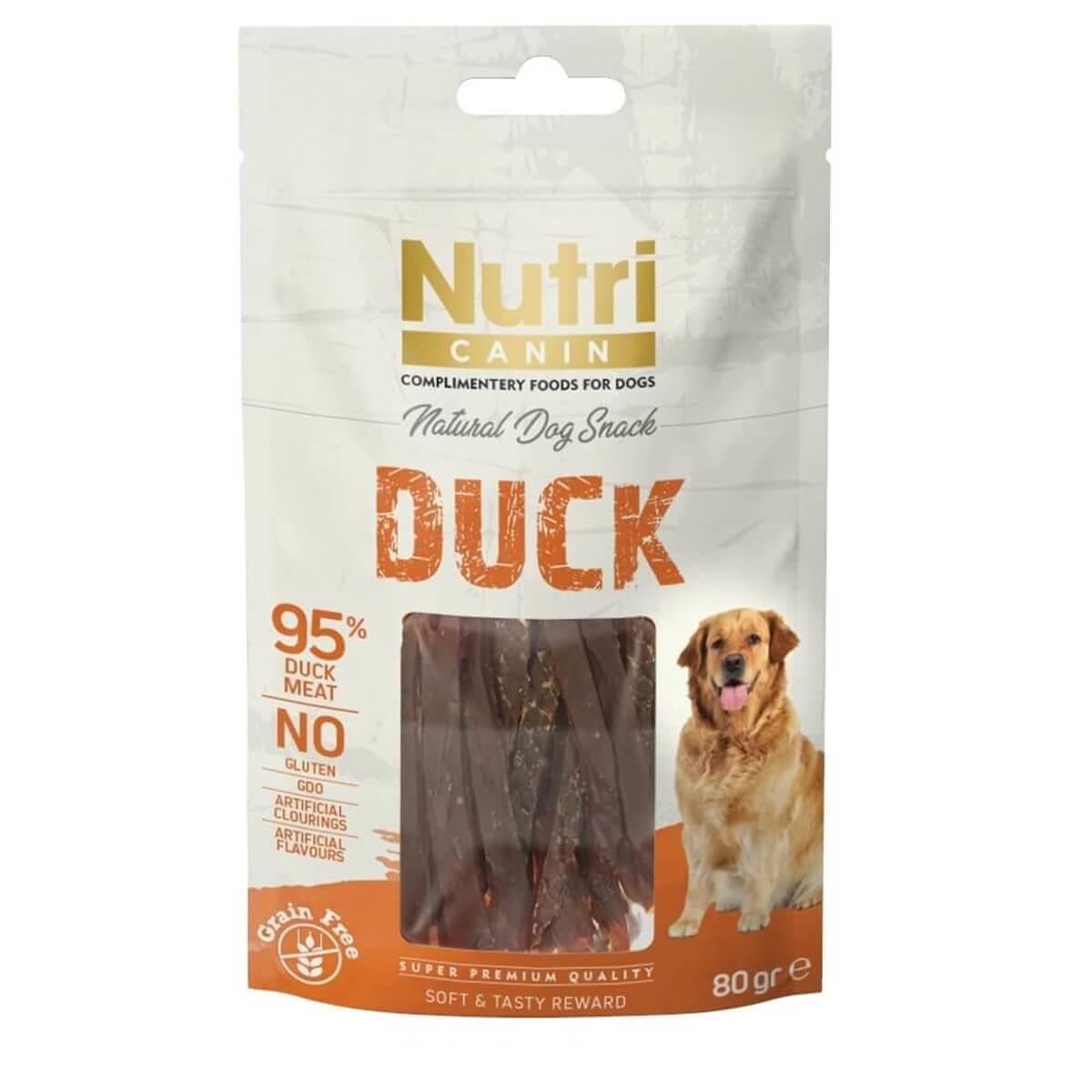 Nutri Canin Tahılsız Ördekli Köpek Ödül Maması 80gr