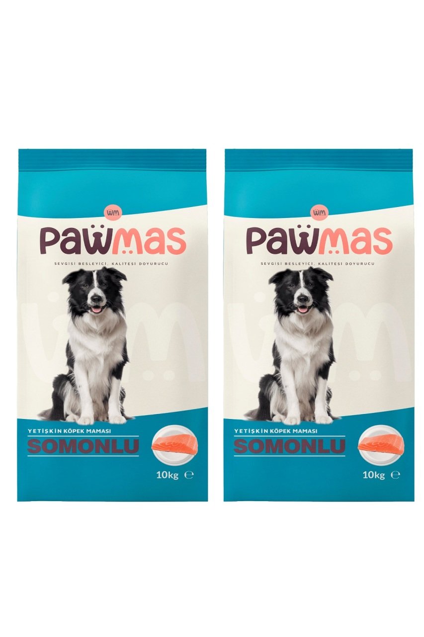 Pawmas Somonlu Yetişkin Köpek Maması 10 Kg x 2 Adet