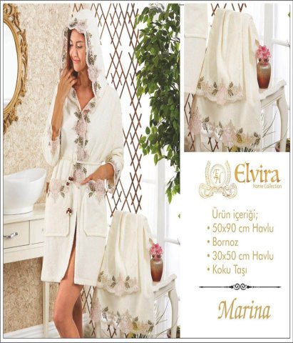Elvira Home Collection Marina Gelin Bornozu