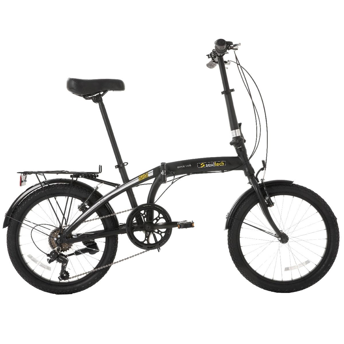 Soultech BIKE14S Couple Katlanır Bisiklet Siyah 20’’