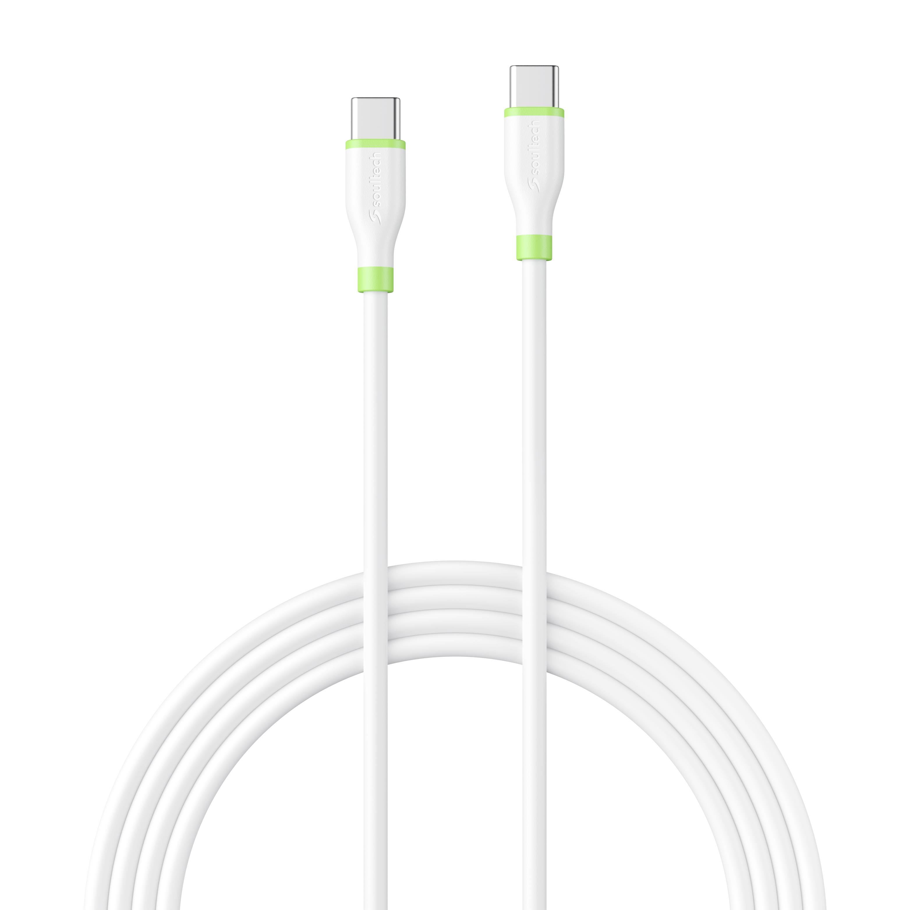 Soultech DK071B Type-C to Type-C 3A Soft Cable