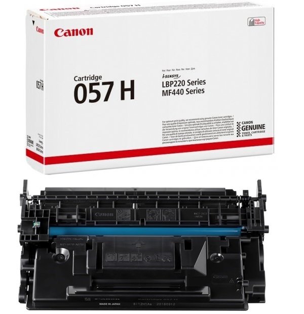 Canon CRG-057H (LBP220-LBP223-LBP226-LBP228-MF440-MF443-MF445-MF446-MF449) Orjinal Siyah Toner