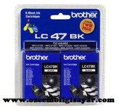 Brother LC47BK Orjinal Siyah (Black) Mürekkep Kartuş (Twinpack)