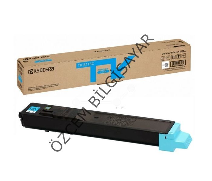 Kyocera TK-8115C (M8124-M8130) Orjinal Mavi Toner