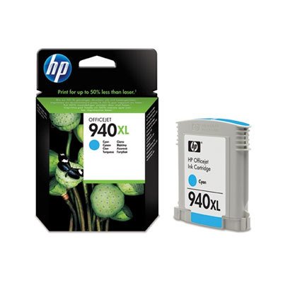 HP 940XL (C4907AE) Orjinal Mavi (Cyan) İnkJet Mürekkep Kartuşu