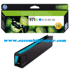 HP 971XL-CN626AE (Pro X451-X476-X551-X576) Orjinal Mavi Kartuşu