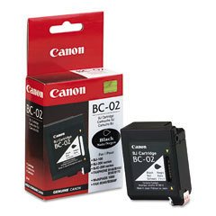 Canon BC-02 (BJ-100/BJ-10sx/BJ-200/BJ-230/BJC-150/BJC-210/BJC-240/BJC-250/BJC-1000) Orjinal Siyah Kartuş