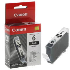 Canon BCI-6BK (BJC 8200-İ865-i900-İ905D-İ950-İ965-İ990-İ9100-İ9950-İP4000-İP5000-İP6000D-İP8500-MP750-MP760-MP780-S800-S820-S830-S900-S9000) Orjinal Siyah Kartuşu