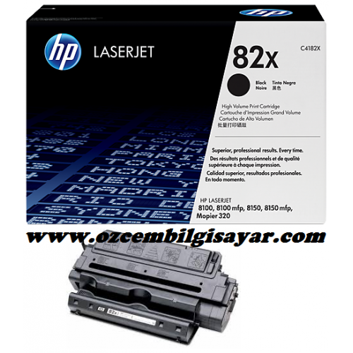 HP C4182X (82X) Orjinal Siyah (Black) LaserJet Toner