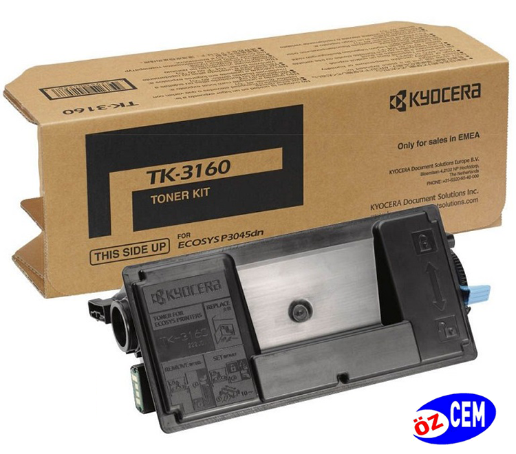 Kyocera TK-3160 (M3145/M3645/P3045) Orjinal Siyah Toner