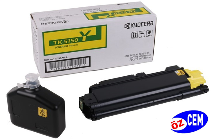 Kyocera TK-5150Y (M6035-P6035-M6530) Orjinal Sarı Toner