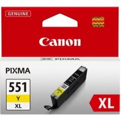 Canon CLI-551Y XL Orjinal Sarı (Yellow) İnkJet Mürekkep Kartuşu