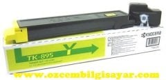 Kyocera TK-895Y (FS-C8020/FS-C8025/FS-C8520/FS-C8525) Orjinal Sarı Toner