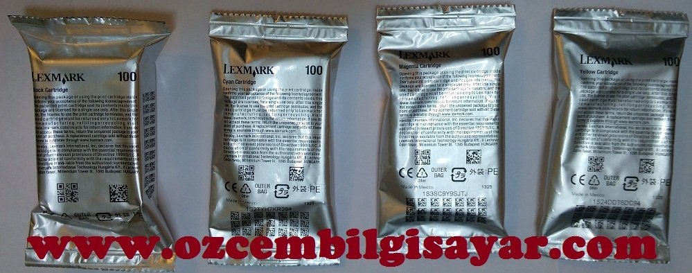 Lexmark 100 Orjinal Siyah+Color (CMYK) Mürekkep Kartuşu (Folyoda)