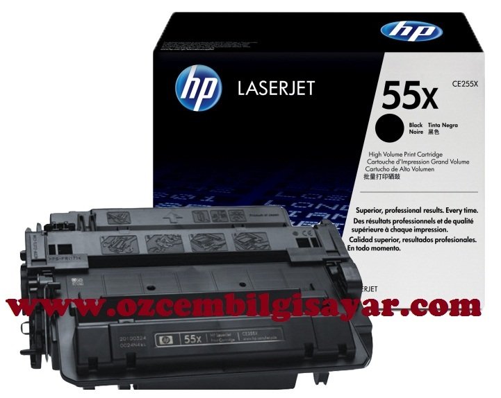 Boş HP CE255X (55X) Siyah (Black) LaserJet Toner Satış