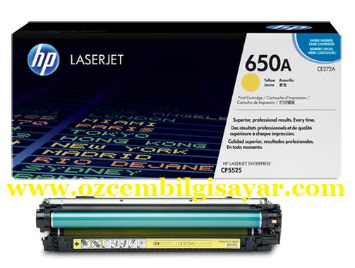Boş HP CE272A (650A) Sarı (Yellow) Toner Satış