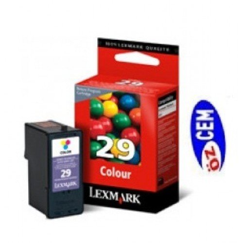 Lexmark 29 (18C1429E) Orjinal Renkli (Color) İnkJet Mürekkep Kartuşu