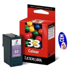 Lexmark 33 (18CX033E) Orjinal Renkli (Color) İnkJet Mürekkep Kartuş