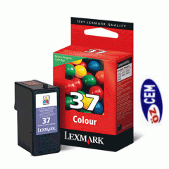 Lexmark 37 (18C2140E ) Orjinal Renkli (Color) İnkJet Mürekkep Kartuşu