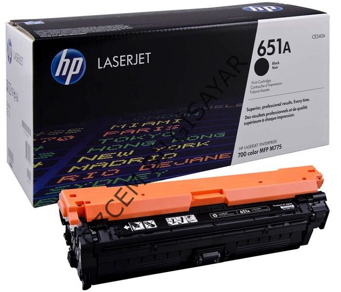 Boş HP CE340A-651A (M775) Siyah Toner Satış