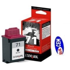 Lexmark 71 (12A1971E) Orjinal Siyah (Black) İnkJet Mürekkep Kartuşu