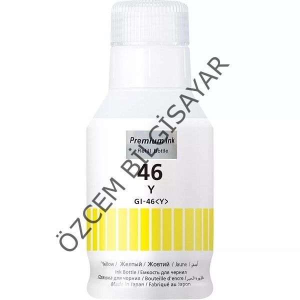 Canon GI-46Y/4429C001 (GX3040-GX4040-GX5040-GX6040-GX6050-GX7040-GX7045-GX7050-GX7055) Muadil Sarı Kartuşu