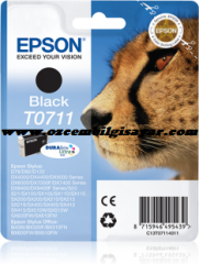 Epson T0711 (C13T07114021) Orjinal Siyah (Black) İnkJet Mürekkep Kartuşu