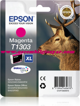 Epson T1303 (C13T13034010) Orjinal Kırmızı (Magenta) İnkJet Mürekkep Kartuş