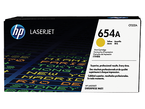 HP CF332A (654A) Orjinal Sarı (Yellow) LaserJet Toner