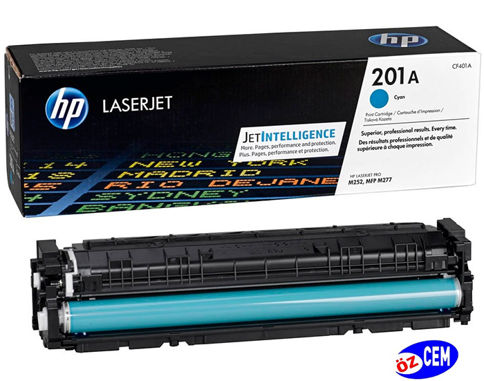 Boş HP CF401A (201A-M252-M274-M277) Mavi Toner Alış